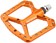Wolf Tooth Ripsaw Aluminum Pedals - Platform, Aluminum, 9/16", Black, Orange