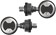 Wahoo Fitness Power Zero Dual-Sided Power Pedals - Dual Sided Clipless, Composite, 9/16", Black, Pair, Dual-Sensing, Speedplay