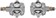 LOOK X-TRACK Single Power Pedals - Dual Sided Clipless, Chromoly, 9/16", Silver