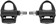 Garmin Rally RS210 Power Meter Pedals - Single Sided Clipless, Composite, 9/16", Black, Pair, Dual-Sensing, Shimano SPD-SL