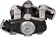 Garmin Rally XC100 Power Meter Pedals - Dual Sided Clipless, Alloy, 9/16", Black, Pair, Single-Sensing, Shimano SPD