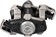 Garmin Rally XC100 Power Meter Pedals - Dual Sided Clipless, Alloy, 9/16", Black, Pair, Single-Sensing, Shimano SPD






