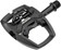 MSW Flip II Pedals - Single Side Clipless with Platform, Aluminum, 9/16", Black 