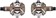 LOOK X-Track Pedals - Dual Sided Clipless, Aluminum, 9/16", Gravel Edition 