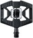 Crankbrothers Double Shot 1 Pedals - Single Side Clipless with Platform, Composite, 9/16", Black