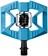 Crankbrothers Double Shot 1 Pedals - Single Side Clipless with Platform, Composite, 9/16", Blue