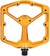 Crankbrothers Stamp 7 Pedals - Platform, Aluminum, 9/16", Orange, Large