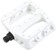 Odyssey Twisted PC Pedals - Platform, Composite/Plastic, 9/16", White