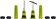 Muc-Off Stealth Tubeless Puncture Plugs Tire Repair Kit - Bar-End Mount, Green, Pair 