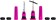 Muc-Off Stealth Tubeless Puncture Plugs Tire Repair Kit - Bar-End Mount, Pink, Pair 