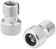 MSW Presta Valve to Schrader Valve Adapter, Jar of 150