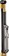 Lezyne Digital Shock Drive Pump 350 psi with zero-loss chuck head, Black/Gold