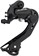 microSHIFT M21 Rear Derailleur - 6,7 Speed, Long Cage, Black 