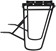 Burley Coho Pannier Trailer Rack: Black