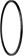 HED Belgium R Rim - 700, Disc, Black, 32H