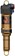 FOX Float Factory Rear Shock - Metric, 210 x 50 mm, EVOL LV, 2-Position Adj, 0.4 Spacer, Black/Kashima Coat 