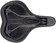 MSW Women's Saddle - Memory Foam, Soft Touch Cover, Steel, Black