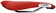 Smanie N.Spire Saddle - Chromoly, Microfiber Red, 146 