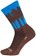 SockGuy Treeline Wool Socks - 6", Brown/Blue, Large/X-Large