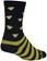SockGuy Buzz Crew Socks - 6", Black/Yellow, Large/X-Large