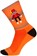 SockGuy Funky Monkey Crew Socks - 6", Orange/Red/Brown, Large/X-Large