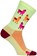 SockGuy Mo' Llamas Crew Socks - 6", Green/Pink/Orange, Large/X-Large