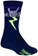 SockGuy Thunder Crew Socks - 6", Navy/Purple/Green, Small/Medium