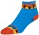 SockGuy Desert Classic Low Socks - 2", Blue/Orange/Gold, Women's, Small/Medium