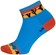 SockGuy Desert Classic Low Socks - 2", Blue/Orange/Gold, Women's, Small/Medium