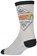 45NRTH Adventure Crew Lightweight Wool Sock - Gray/Dark Blue, Large