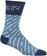 45NRTH Snow Band Lightweight Wool Sock - Light Blue/Blue, Medium