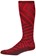 45NRTH Dazzle Midweight Knee High Wool Sock - Chili Pepper/Red, Small