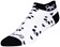 SockGuy Classic Low Panda Socks - 1", Women's, Small/Medium