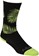 All-City Key West Carl Socks - 8 inch, Black/Green, Large/X-Large 
