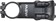 MSW 25 Stem - 70mm, 31.8 Clamp, +/-25, 1-1/8", Aluminum, Black