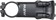 MSW 25 Stem - 80mm, 31.8 Clamp, +/-25, 1-1/8", Aluminum, Black