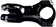 ProTaper ATAC Stem - 70mm, 31.8mm Clamp, +/-5, 1 1/8", Aluminum, Black/White
