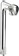 Nitto Technomic Stem - 60mm, 26 Clamp, -18, 22.2-24tpi Quill, Aluminum, Silver