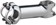 WHISKY No.7 Stem - 100mm, 31.8, +/-6 degree, Silver 
