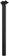 Salsa Guide Seatpost, 27.2 x 350mm, 0mm Offset, Black