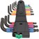 Wera 950/9 Hex-Plus Multicolour 2 L-key set, metric, BlackLaser