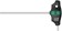 Wera 454 HF T-handle hexagon screwdriver Hex-Plus with holding function, 4 x 150 mm