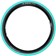 Radio Raceline Oxygen Tire - 20 x 1.6, Clincher, Folding, Teal/Black, 120 TPI 