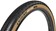 Panaracer GravelKing SK R Tire - 700 x 35, Tubeless, Folding, Black/Amber