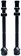 Stan's Tubeless Exo-Core Valve Stems - Alloy, Extra Tall, Black, Pair