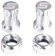 Stan's Tubeless Valve Stem Cap Color Kit - Silver, Pair