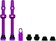 Muc-Off V2 Tubeless Valve Kit - Purple, 60mm, Pair