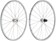 Ritchey Classic Zeta Wheelset - 700c, 12 x 100mm, 12 x 142mm, 6-Bolt, HG11 Road, Silver