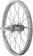 Sta-Tru Single Wall Rear Wheel - 16", 3/8" x 110mm, Coaster Brake, Freewheel, Silver, Clincher