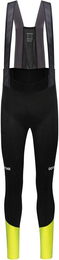 Gorewear Spinshift Thermo Bibs + - Black/Yellow, Men's, Small